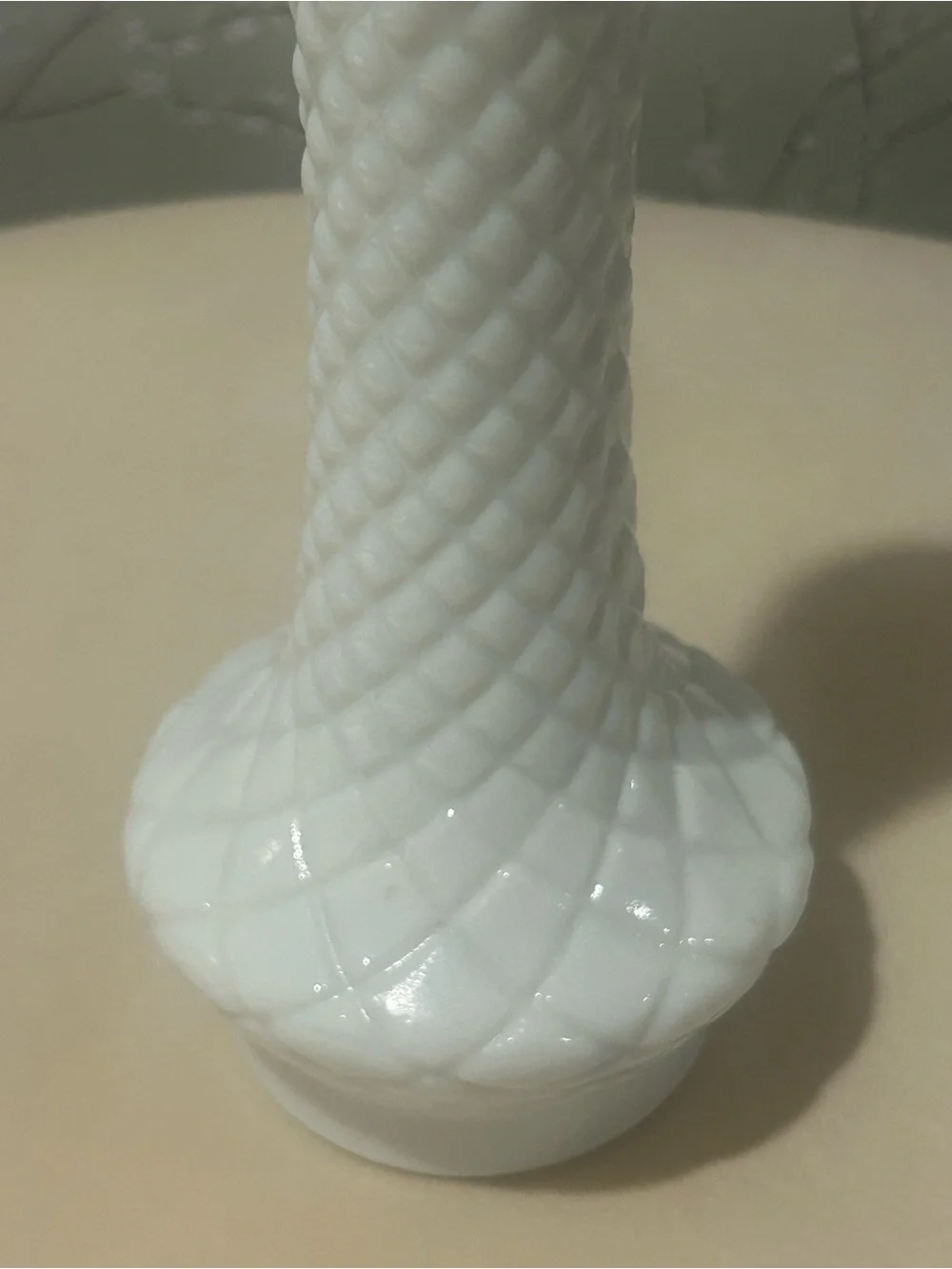 Vintage A. L. Randall Milk Glass Bud Vase